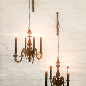 Hanging Candelabra - BLACK