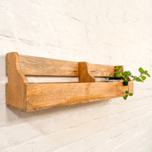 Wooden Book/Display Shelf